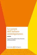 Copertina libro <b>Le varietà dell'italiano contemporaneo</b>