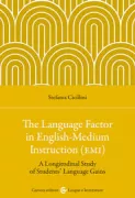 Copertina libro <b>The language factor in English-medium instruction (EMI)</b>