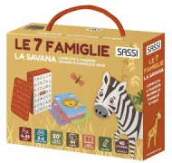Copertina libro LE 7 FAMIGLIE. LA SAVANA