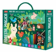 Copertina libro MEGA BOX ARTS & CRAFTS - LA FORESTA INCANTATA