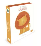 Copertina libro <b>Chi c'è nella savana?</b>