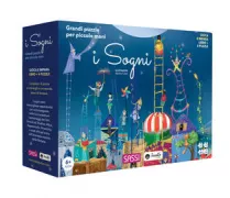 Copertina libro GRANDI PUZZLE PER PICCOLE MANI. I SOGNI