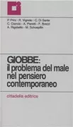 Copertina libro <b>Giobbe: il problema del male nel pensiero contemporaneo</b>