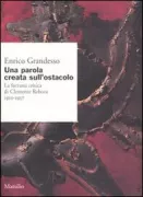 Copertina libro <b>Una parola creata sull'ostacolo</b>