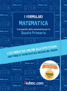 Copertina libro FORMULARI. L'ESSENZIALE DELLA MATEMATICA PER LA SCUOLA PRIMARIA