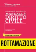 Copertina libro <b>Manuale di diritto civile</b>
