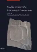 Copertina libro <b>Inedita mediævalia</b>