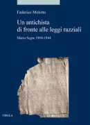 Copertina libro <b>Un antichista di fronte alle leggi razziali</b>