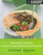 Copertina libro ANTIPASTI SFIZIOSI+PIATTIUNICI