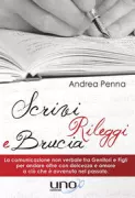 Copertina libro Scrivi Rileggi Brucia
