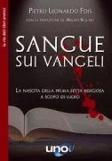 Copertina libro sangue sui vangeli