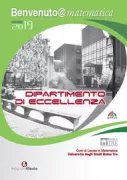 Copertina libro Benvenuto a matematica 2018