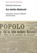 Copertina libro <b>Sul delitto Matteotti</b>