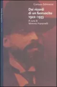 Copertina libro <b>Dai ricordi di un fuoruscito</b>