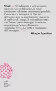 Copertina libro Giorgio Agamben libri