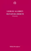 Copertina libro Giorgio Agamben libri
