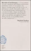 Copertina libro <b>Breviario di architettura<br></b>(titolo originale o altro titolo: <i>Architektur und Gemeinschaft</i>)