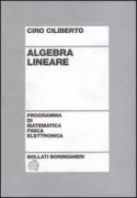 Copertina libro <b>Algebra lineare</b>
