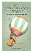 Copertina libro <b>Il giro del mondo in 80 giorni<br></b>(titolo originale o altro titolo: <i>Le tour du monde en quatre-vingt jours</i>)