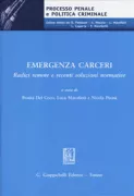 Copertina libro <b>Emergenza carceri: radici remote e recenti soluzioni normative</b>
