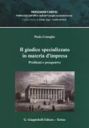 Copertina libro <b>Il giudice specializzato in materia d'impresa</b>