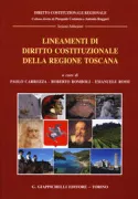 Copertina libro <b>Lineamenti di diritto costituzionale della Regione Toscana</b>