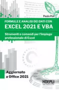 Copertina libro <b>Formule e analisi dei dati con Excel 2021 e VBA</b>