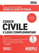 Copertina libro <b>Codice civile [e leggi complementari]</b>