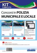 Copertina libro Kit Completo Concorsi Polizia municipale