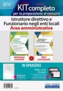 Copertina libro Kit Concorsi per Istruttore direttivo e