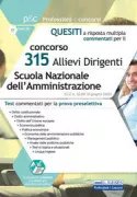 Copertina libro Concorso 315 Allievi Dirigenti SNA (Scuo