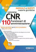 Copertina libro Concorso CNR per 110 Funzionari di ammin