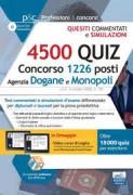 Copertina libro 4.500 quiz Concorso Agenzia Dogane e Mon