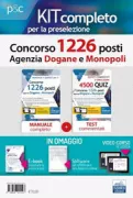 Copertina libro Kit Concorso 1226 posti Agenzia Dogane e