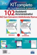 Copertina libro Kit Concorso 102 Assistenti amministrati
