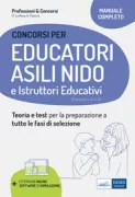 Copertina libro <b>Concorso educatori asili nido e istruttori educativi</b>