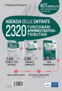 Copertina libro Kit concorso 2320 Funzionari Agenzia del