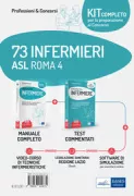Copertina libro Kit concorso 73 Infermieri ASL Roma 4