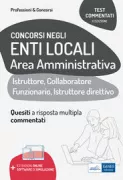 Copertina libro <b>Test commentati per i concorsi negli enti locali</b>