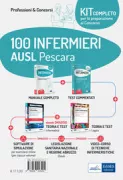 Copertina libro Kit concorso 100 Infermieri AUSL Pescara