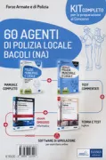 Copertina libro Kit Concorso 60 Agenti di Polizia Munici