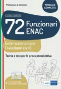 Copertina libro Concorso 72 Funzionari ENAC: teoria e te