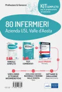 Copertina libro Kit concorso 80 Infermieri AUSL Valle d'