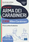 Copertina libro Manuale concorso 2.938 Allievi Carabinie
