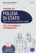 Copertina libro Test attitudinali Polizia di Stato
