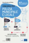 Copertina libro KIT CONC.POLIZIA MUNICIPALE E LOCALE 6ED