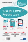 Copertina libro Kit concorso 1534 Infermieri Regione Laz