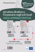 Copertina libro Kit Istruttore Dir. Enti Locali - Ammin
