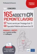 Copertina libro <b>Concorsi 165 addetti CPI Piemonte Lavoro</b>