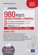 Copertina libro 980 posti Ag.Dogane - Profili Amm.vi